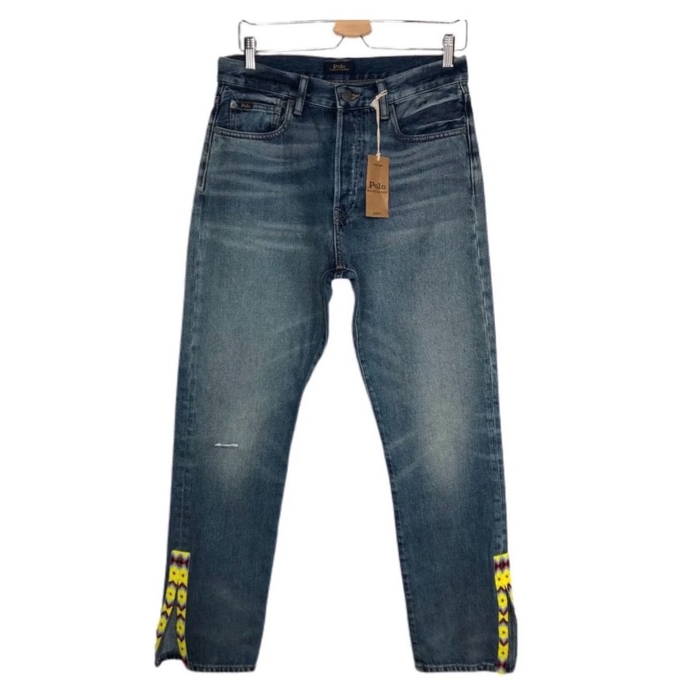 Polo Ralph Lauren Callen High Rise Beaded Jeans